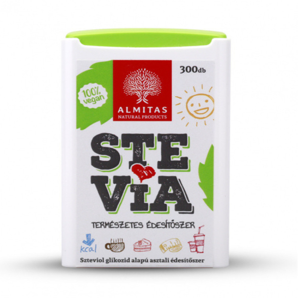 Tablete stevia Almitas – 300 comprimate